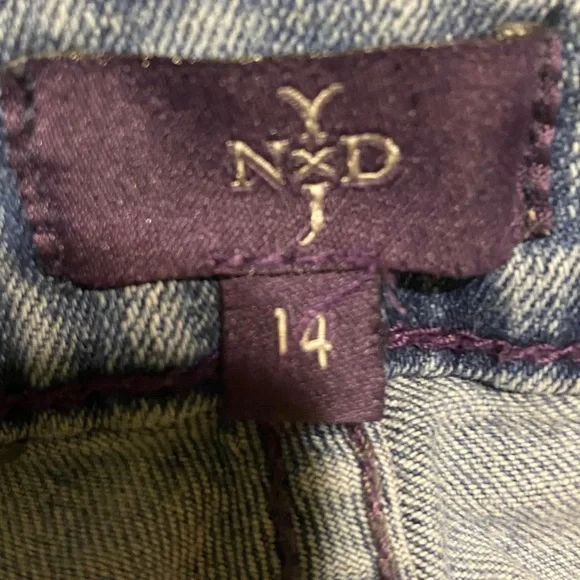 NYDJ Not Your Daughters Blue Jeans Womens 14 Lift Tuck Technology Stretch Ankle - Picture 2 of 16